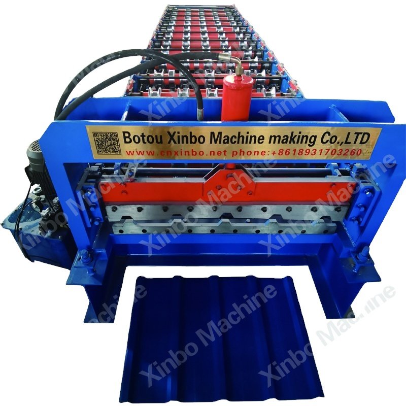 Trapezoidal Roof Roll Forming Machine Building Material Roll Forming Machine