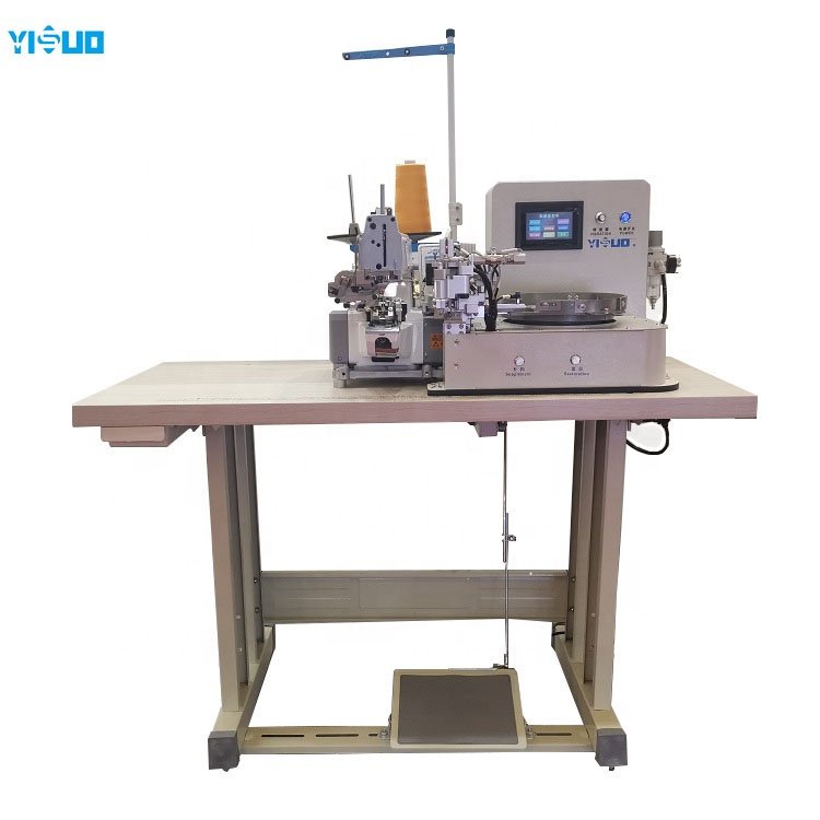 YS-968-373 Automatic Flat Button Sewing Machine for Fabric and Plastic Button Feeding Making Apparatus