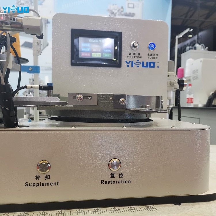 YS-968-373 Automatic Flat Button Sewing Machine for Fabric and Plastic Button Feeding Making Apparatus