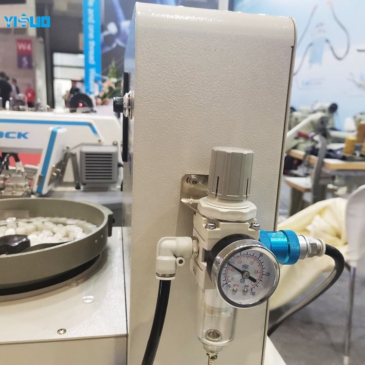 YS-968-373 Automatic Flat Button Sewing Machine for Fabric and Plastic Button Feeding Making Apparatus