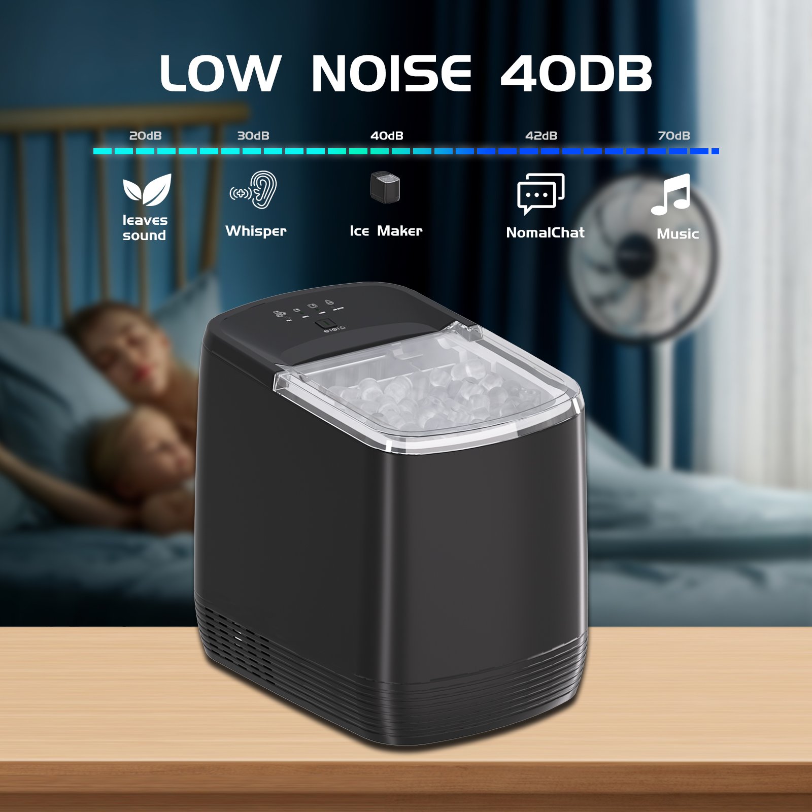 Energy saving small ice maker home ice maker machine 220v 110v portable ice cube maker