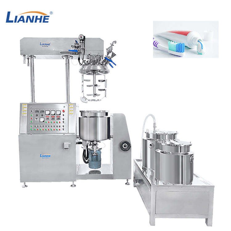 High Quality Cream High Shear Homogenizer Mixer Emulsifier Ketchup Vacuum Emulsifying Mixer Cosmetic Vacuum Emulsifying Machine