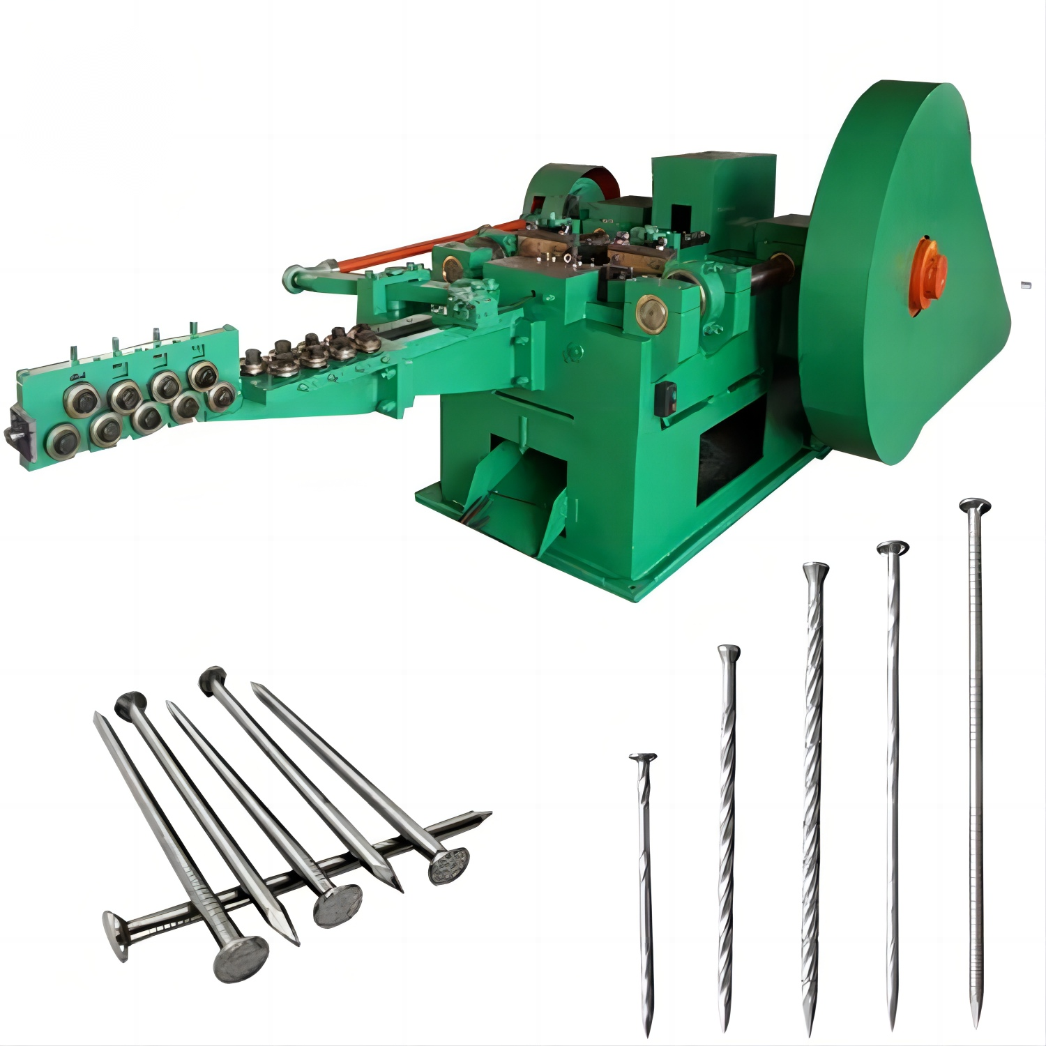 B1 Pallet Manual Tingle Super High Speed Mini Brad Setnail Good Price Common Wire Inovance Moldes Volquetas Nail Making Machines