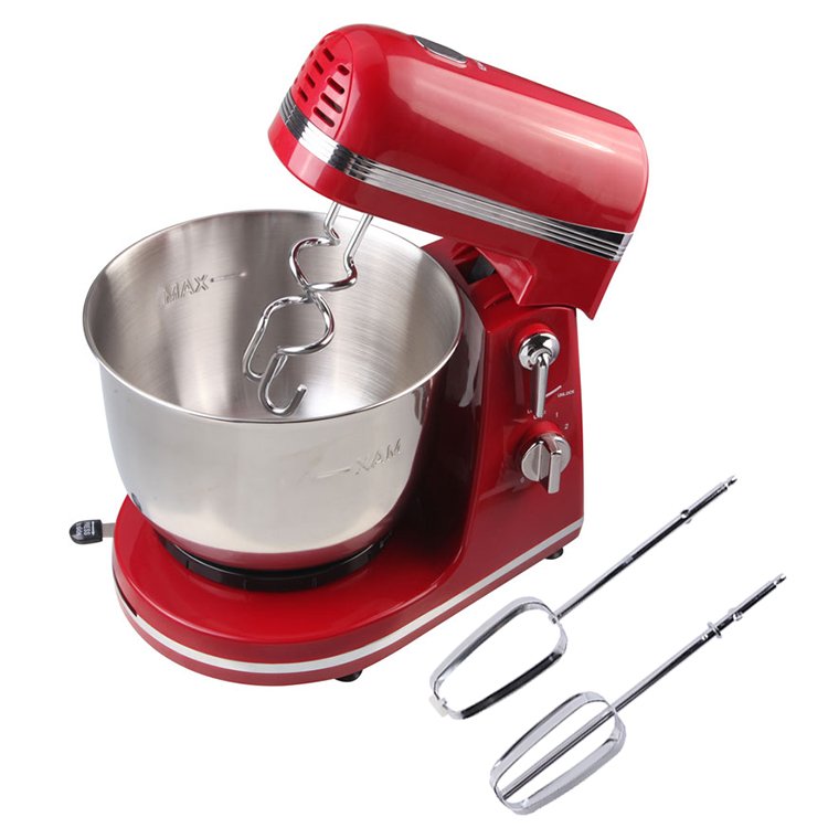 Automatic Egg Beater Mixer Food Cooking Mixer Machine Electric Tilt-head Stand Flour Mixer Plastic Stainless Steel Stand / Table