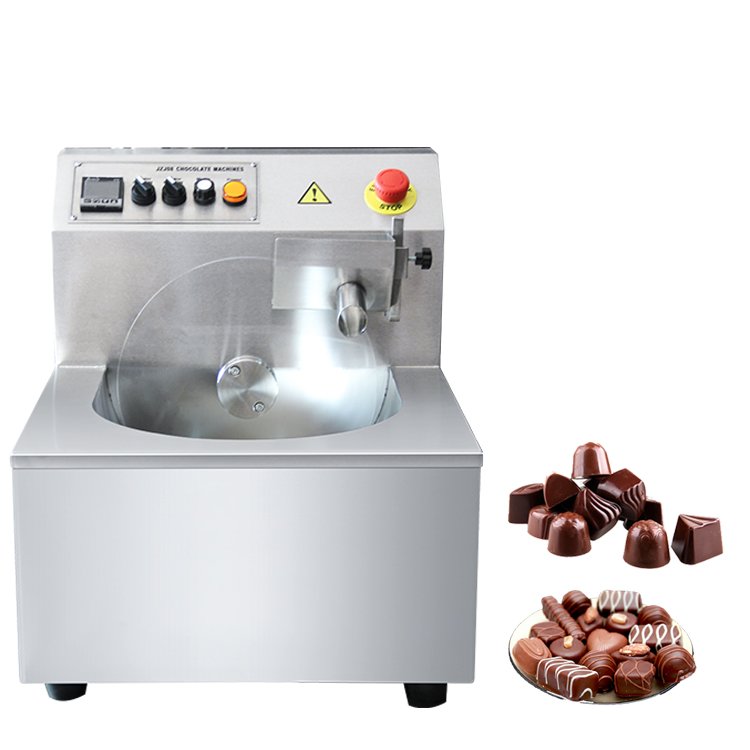 automatic chocolate production line machines tempering chocolate coating bean bar coated peanut making machine production line