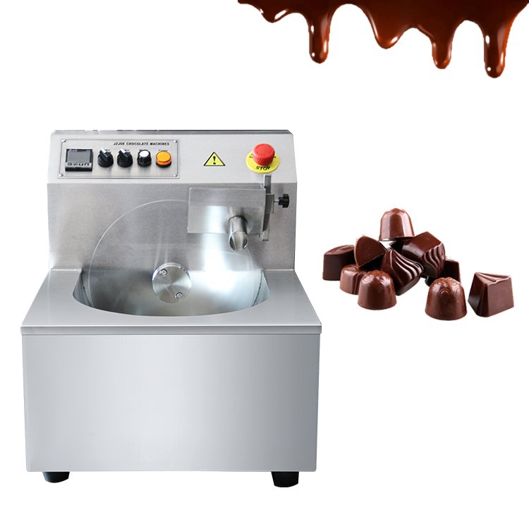 automatic chocolate production line machines tempering chocolate coating bean bar coated peanut making machine production line