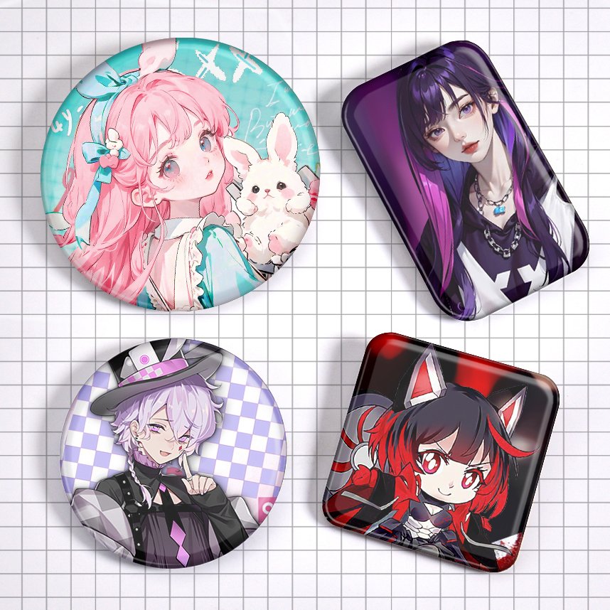 Button Badge Custom Factory Direct Sales For Animation Activities Around The Promotion Of Brand Publicity