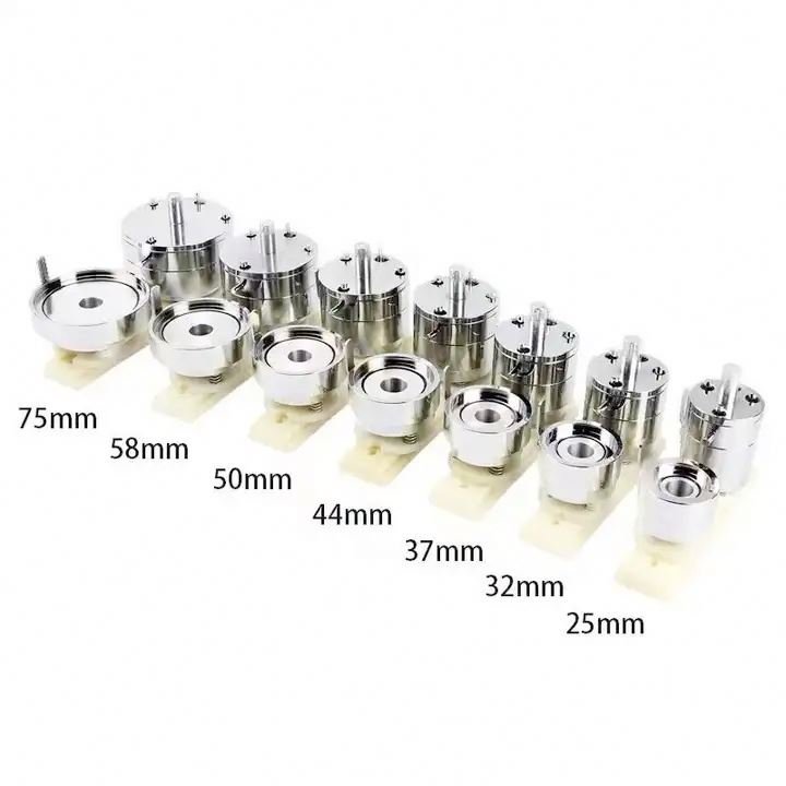 Automatic Pin Badge Maker Button Making Machine Pneumatic Badge Making Machine 25 32 37 44 50 56 58 75mm