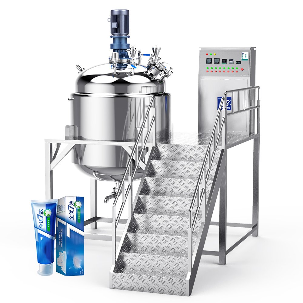 Yuxiang New 1000L Cosmetic Mixer Detergent Shampoo Making Machine Homogenizer