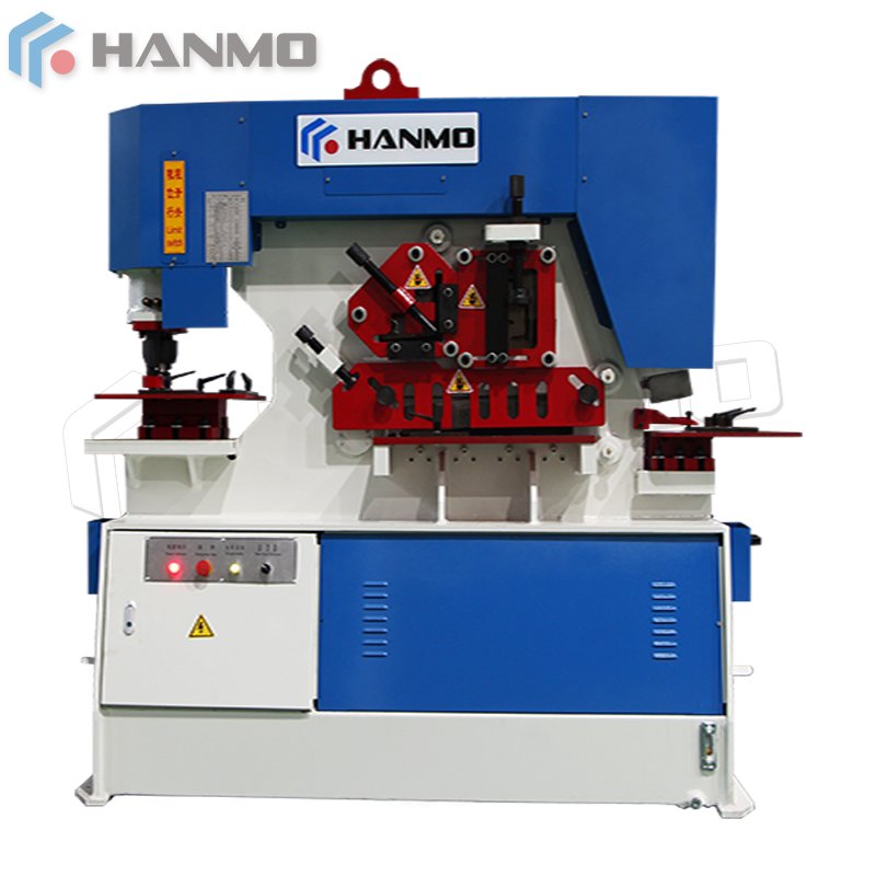 Versatile Hydraulic Ironworker Machine for Punching, Shearing, and Notching Ideal for Metal Workshops