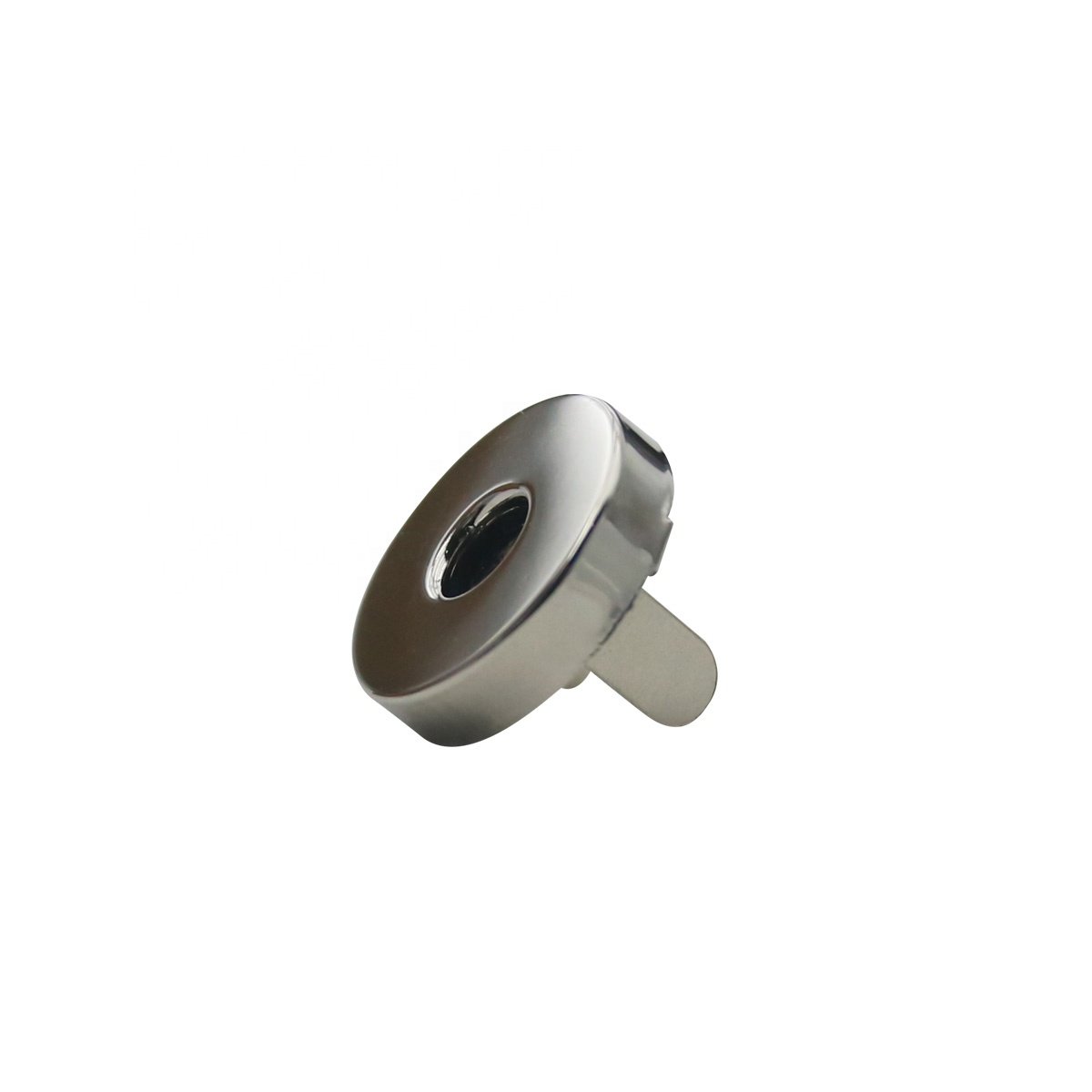 18mm Nickle Iron Magnetic button for handbag Plain Barrel Plating Metal snaps for purse and clothes