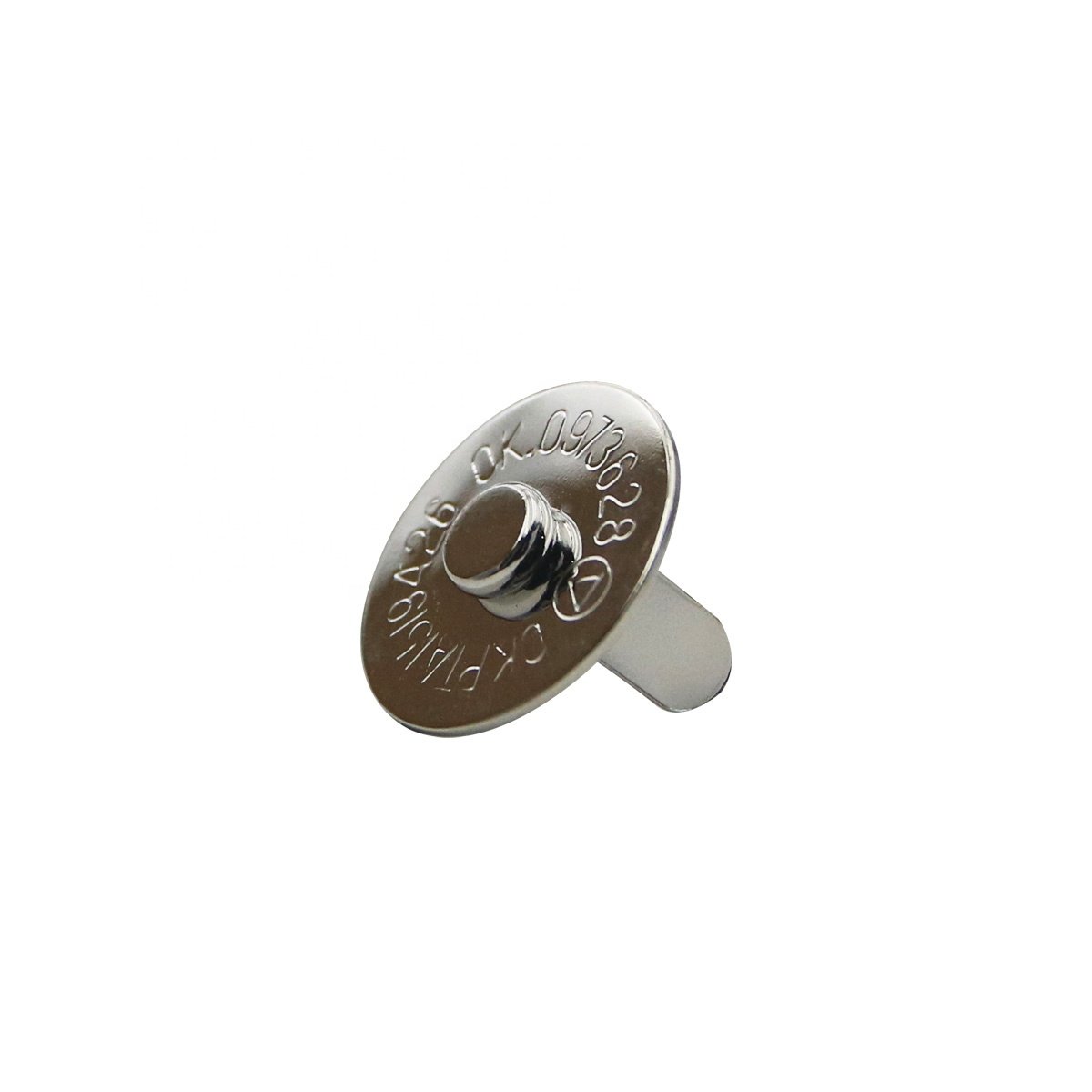18mm Nickle Iron Magnetic button for handbag Plain Barrel Plating Metal snaps for purse and clothes