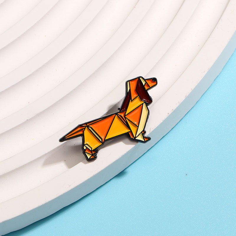 Manufacturer customized wholesale name maker metal animal custom cartoon dog making machine brooch badge pin for women and men