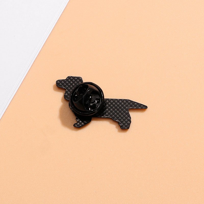 Manufacturer customized wholesale name maker metal animal custom cartoon dog making machine brooch badge pin for women and men