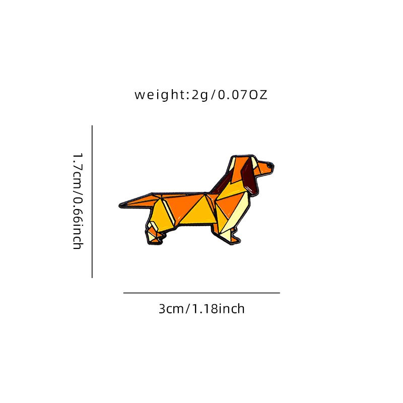 Manufacturer customized wholesale name maker metal animal custom cartoon dog making machine brooch badge pin for women and men