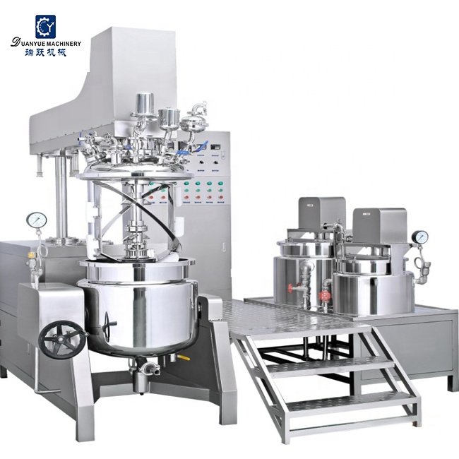 Vacuum Emulsifying Mixer Chemical Cosmetic Mixing Tank Lotion Making Machine