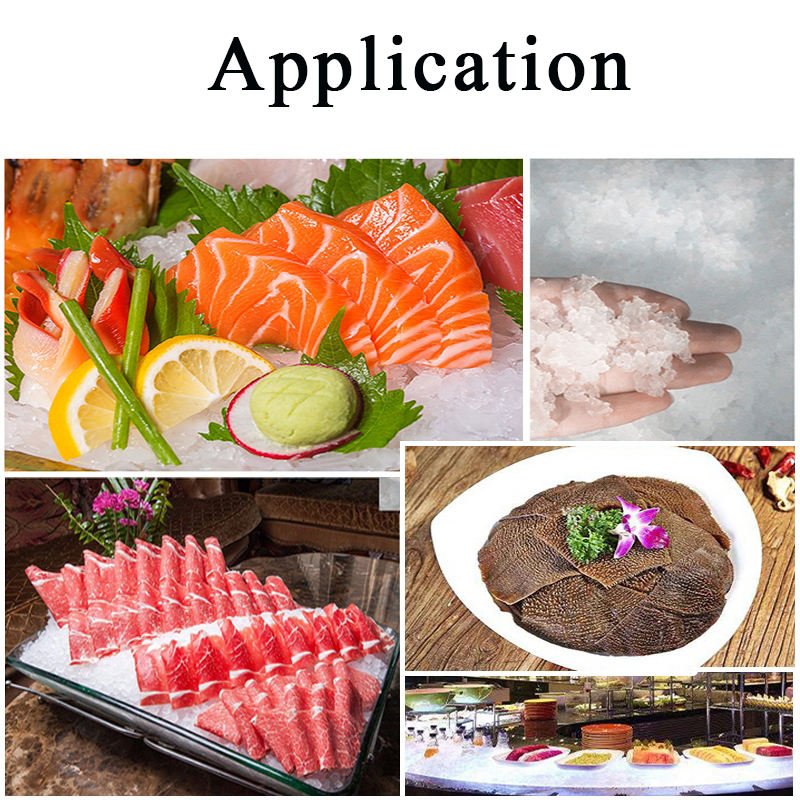 Ice Maker Machine Commercial 200KG Snow Flake Ice Maker Nugget Snowflake Ice Block Making Machines For Business Stainless Steel