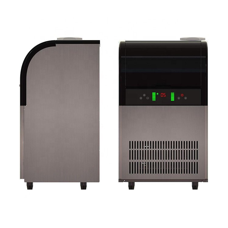 Hot Selling Efficient Round Ice Machine restaurant business 200W 35KG 0.85L square ice machine maker commercial