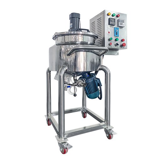 HONE Small Liquid Soap Laundry Detergent Making Production Line Cosmetic cream Homogenizer Mixer mixing tank with agitator