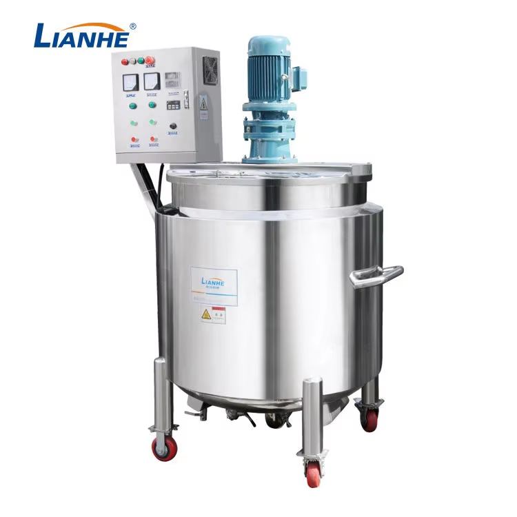 Liquid Organic Fertilizer Double Jacket Manufacturing Mixer Body Cream Corn to Liquid Glucose Making Machine