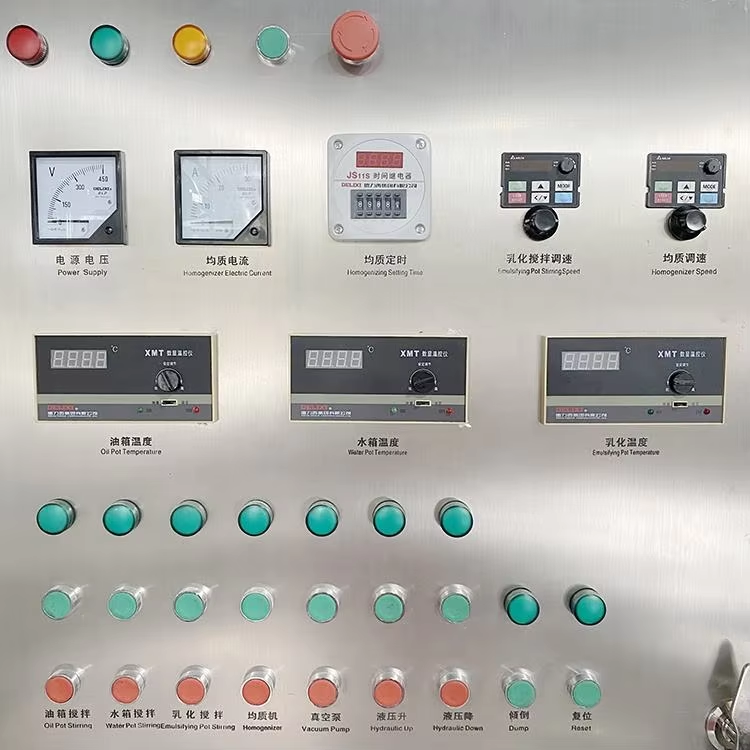 Body Hand Cream Emulsifier Homogeneous Mixer Cosmetic Vacuum Emulsifier Homogenizer Mixer Lotion Paste Making Machine
