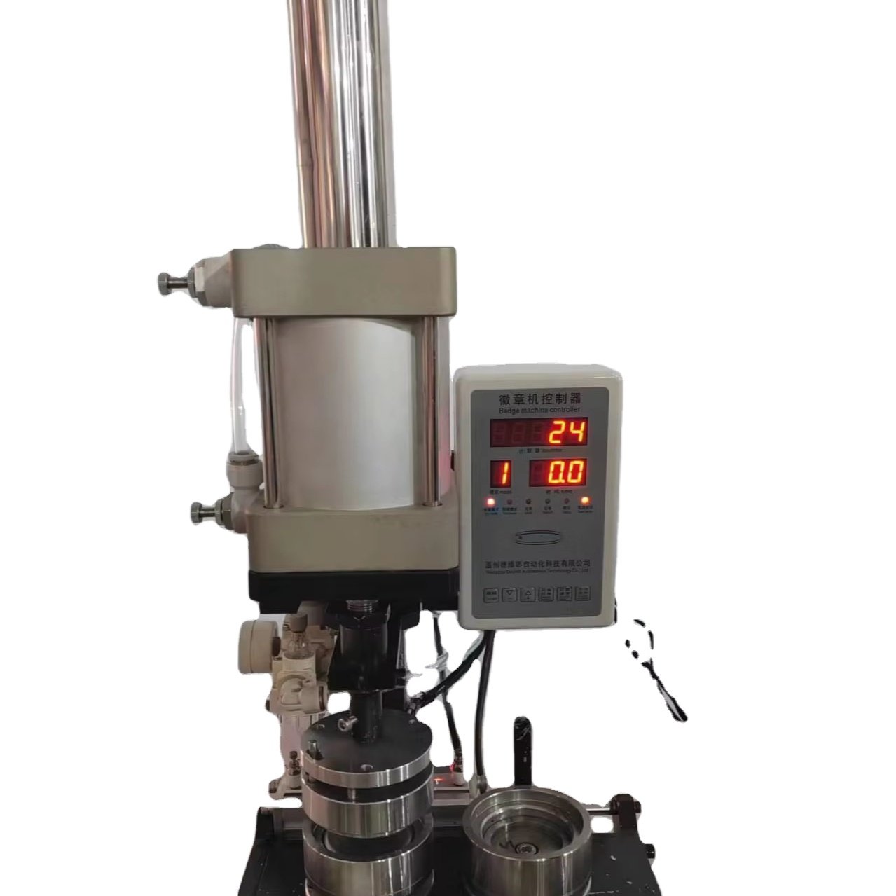 Wholesale of Best-selling High-quality Chinese Products Left-right Semi-automatic Badge Making Machine