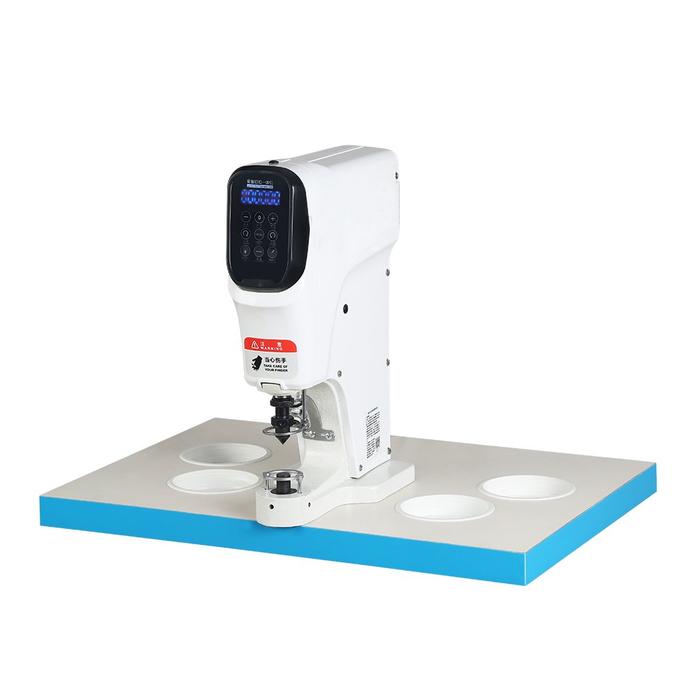 DS-818D Computer Oil-Free Servo Button Machine button making hole machine