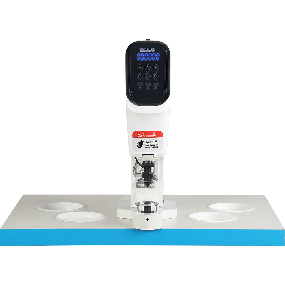 DS-818D Computer Oil-Free Servo Button Machine button making hole machine