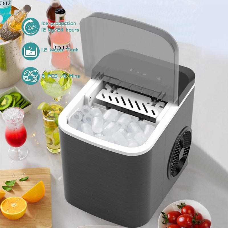 Countertop Ice Maker Machine Adjustable Portable Electric Ice Maker Perfect for Home Office