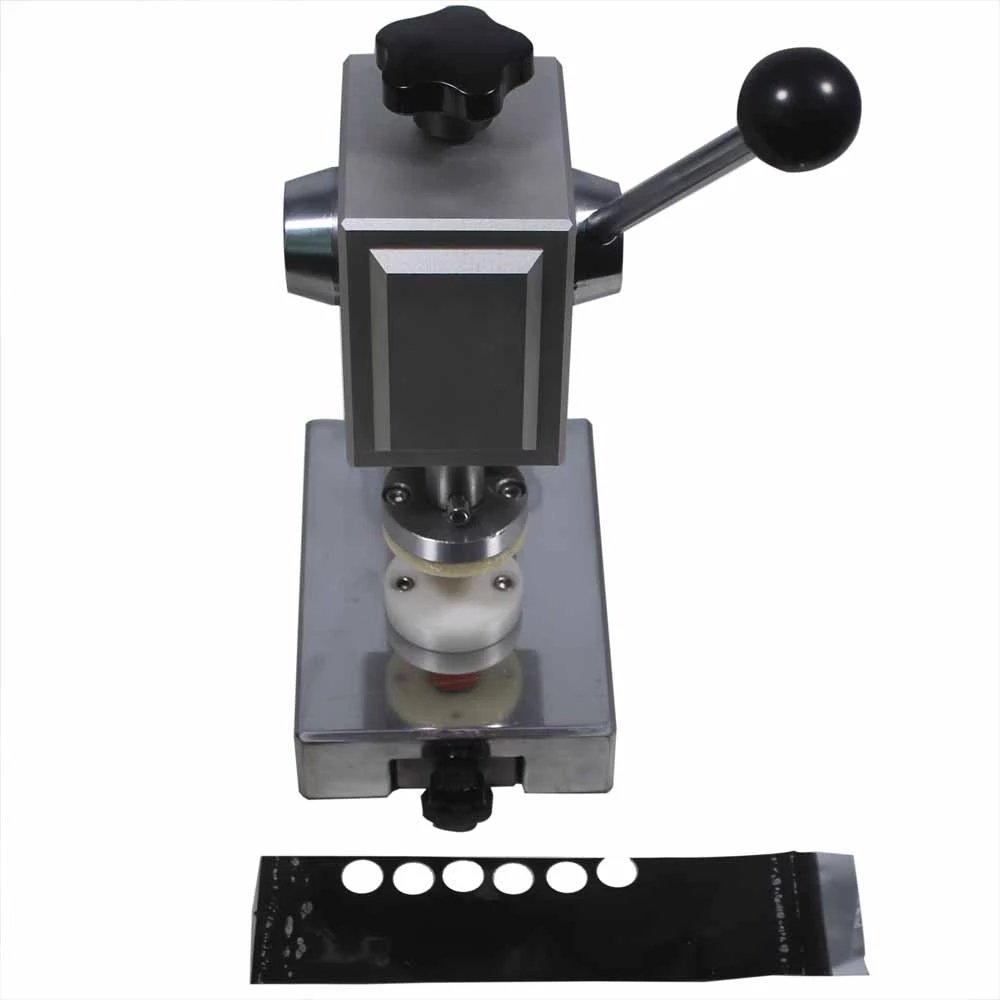 Manual Coin Cell Electrode Disc Punching Cutter Cutting Machine for 2025 2032 Button Battery