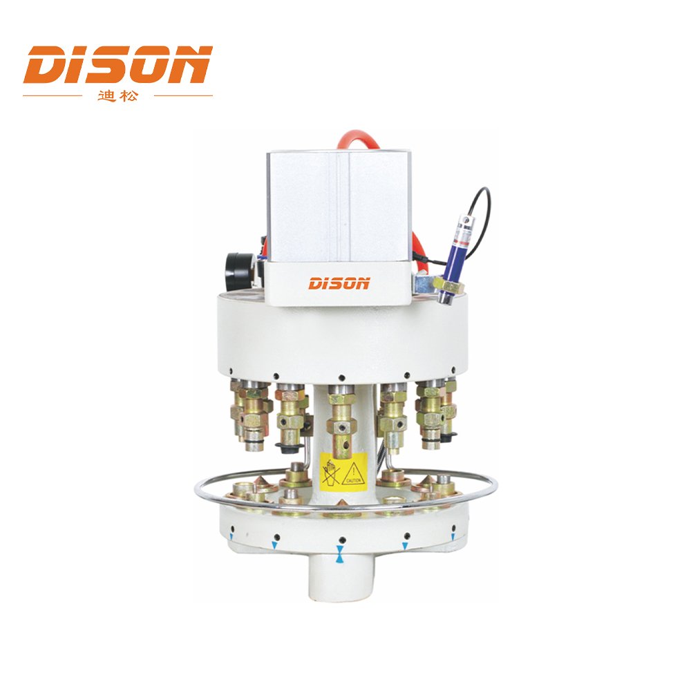 DS-12-100 12 heads pneumatic button attaching hole sewing making machine