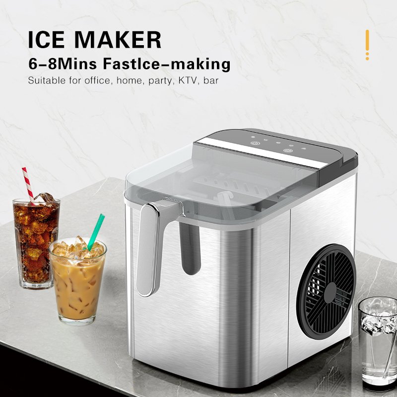 Factory Automatic Self Cleaning Countertop Ice Maker Portable Ice maker machine for home use