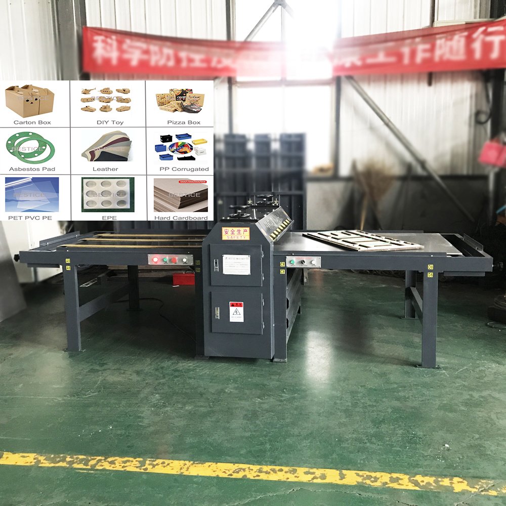 Manual Flatbed Die Cutting Machine Corrugated Cardboard Cutting Machine Pizza Box Making Machine
