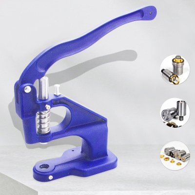 Aluminum Hand Press Button Machine And Grommet Eyelet Snap Button Punching Machine