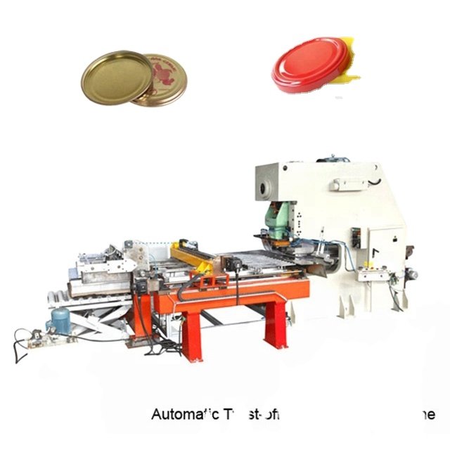 Automatic glass Bottle Screw Capping making Machine, Twist Off Cap Making Machine Metal Bottle Cap Making Machine