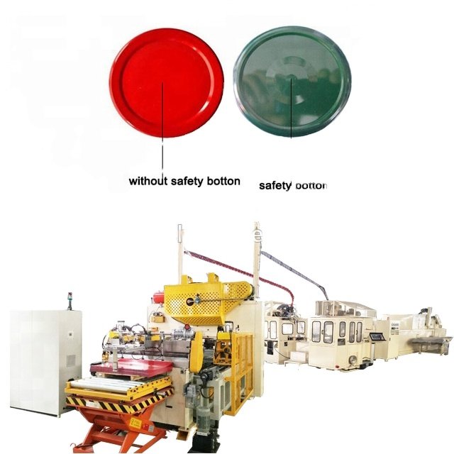 Automatic glass Bottle Screw Capping making Machine, Twist Off Cap Making Machine Metal Bottle Cap Making Machine