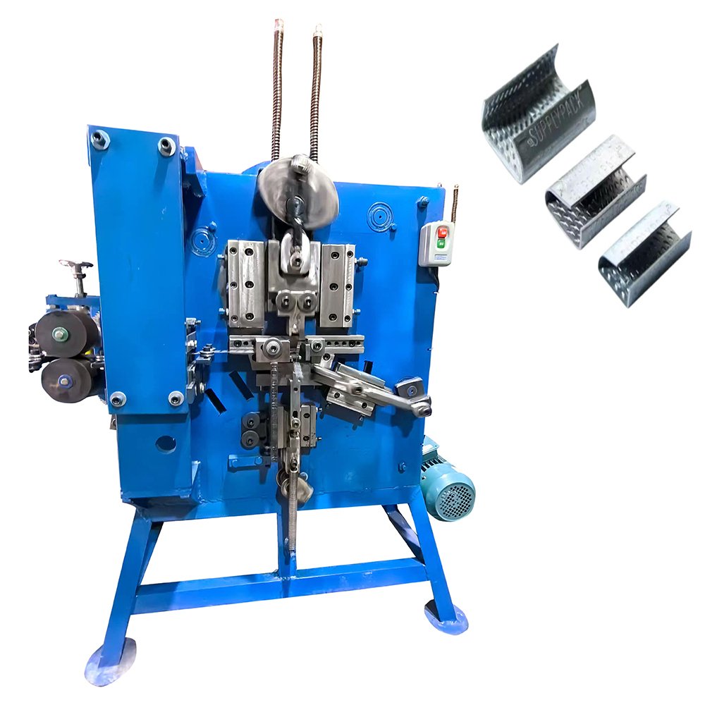 Full Automatic Steel Clips Production Machine For Packing Strap