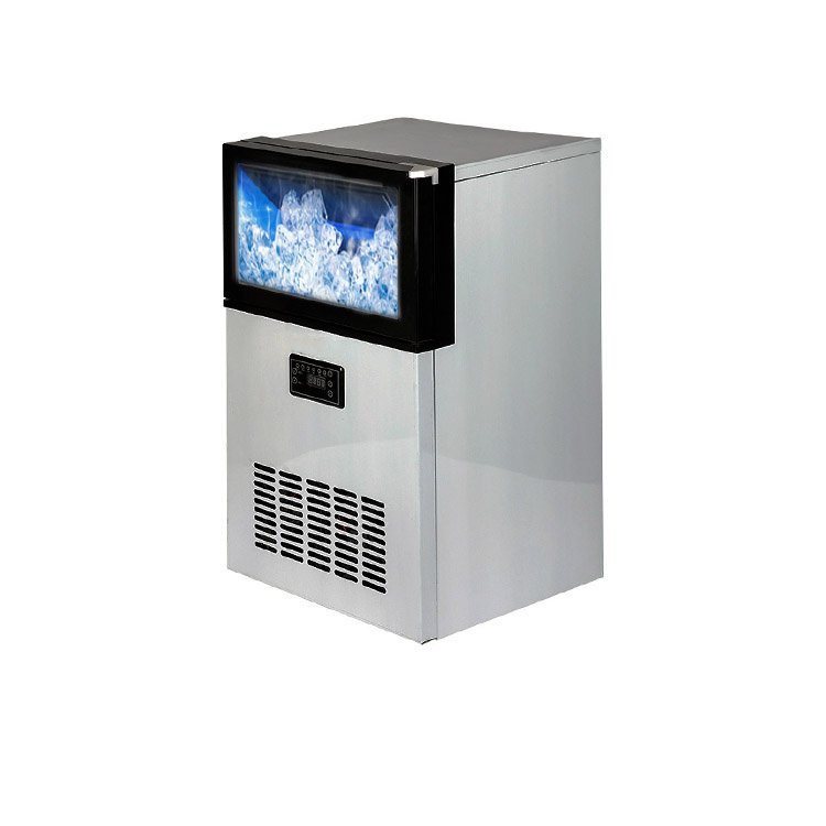 Factory Price Commercial Freestanding Stainless Steel Ice Cube Maker Machine Automatic Small Ice Maker Equipment