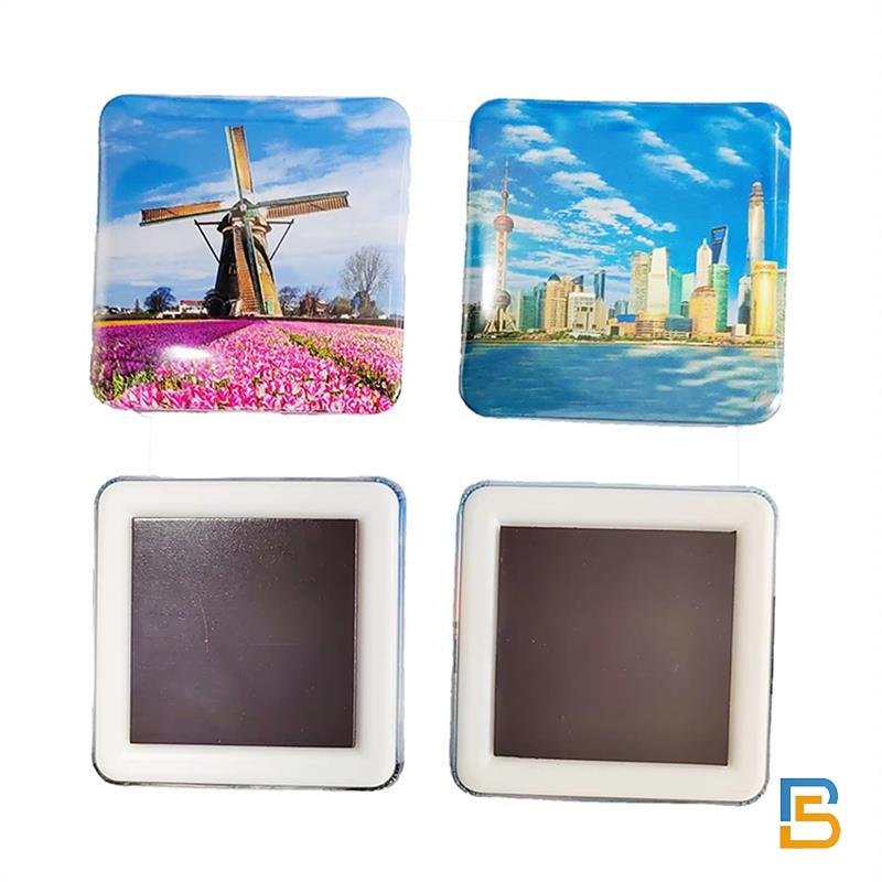Hot Sale 50*50mm 2*2 inch Square fridge Magnet maker Machine Kit with Paper Cutter and 100 sets fridge Magnet Materials