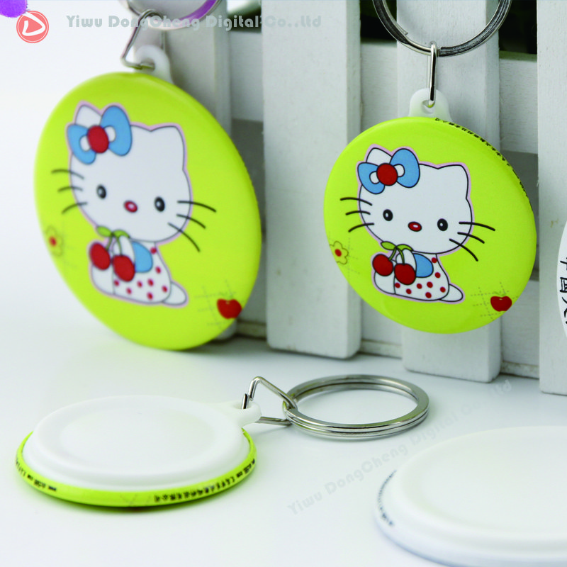 58mm size round button key chain material for DIY button making