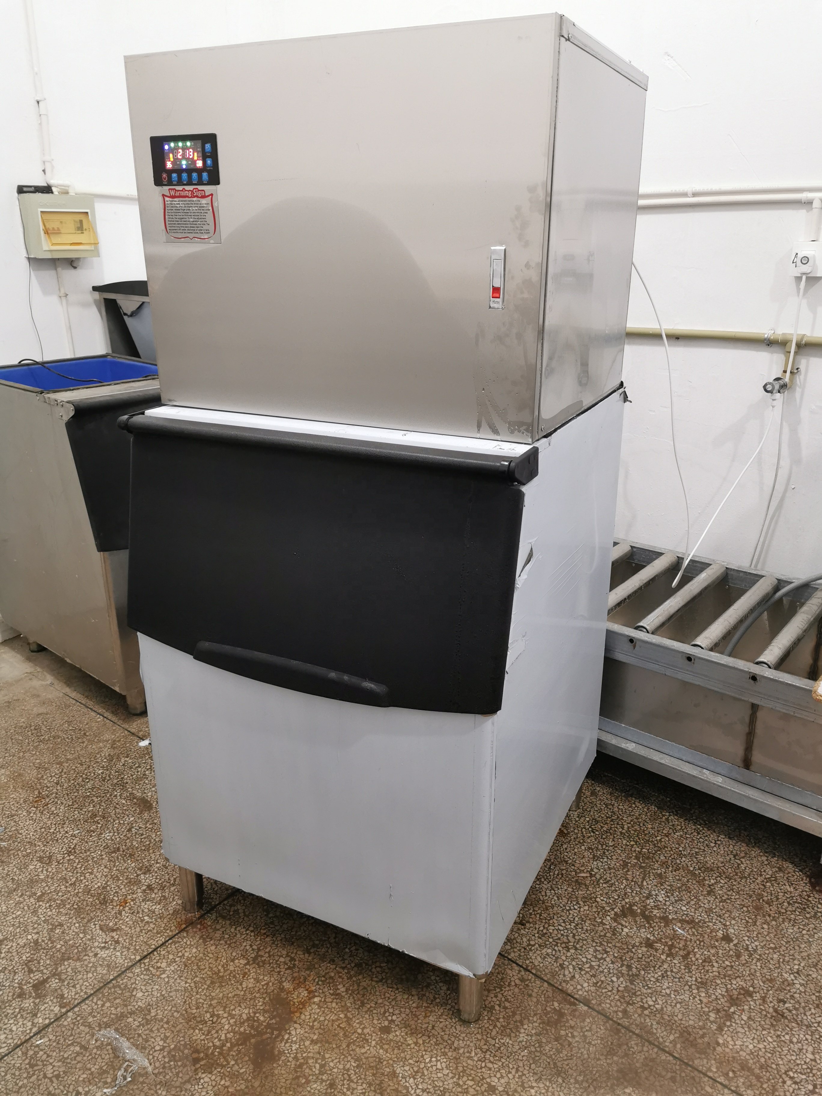 Water Air Cooling Commercial Automatic Fast Cube Ice Maker Making machine