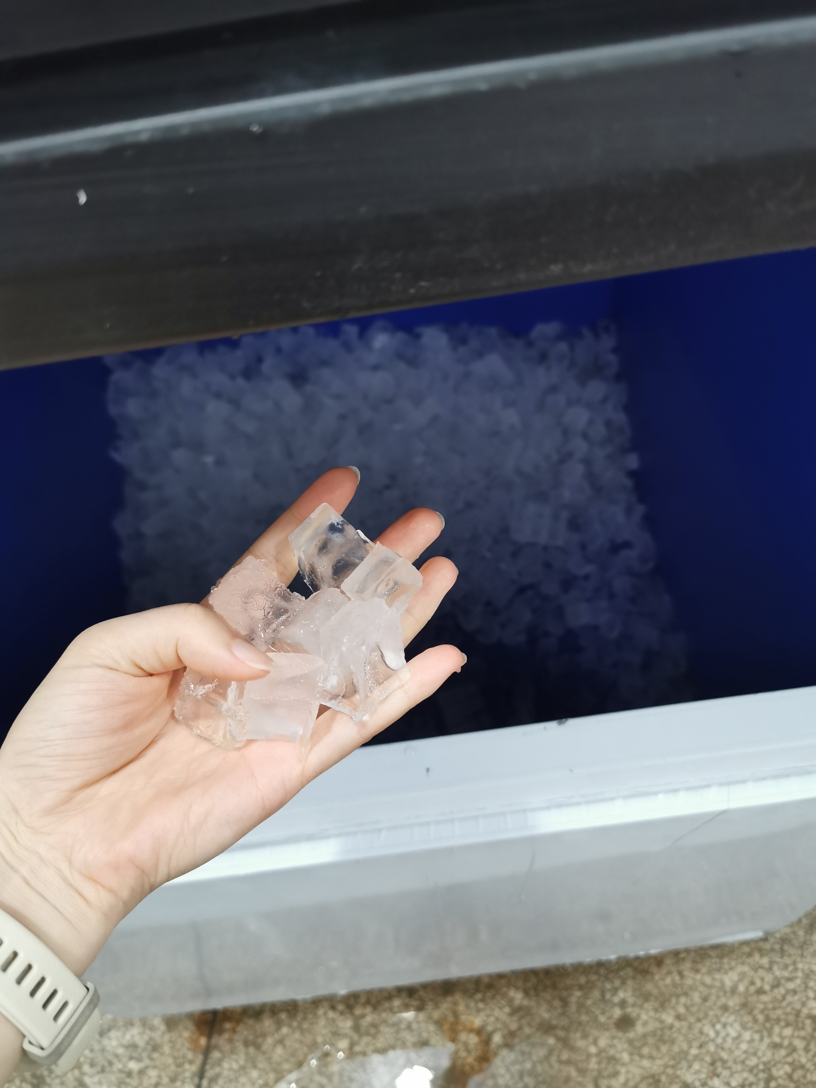 Water Air Cooling Commercial Automatic Fast Cube Ice Maker Making machine