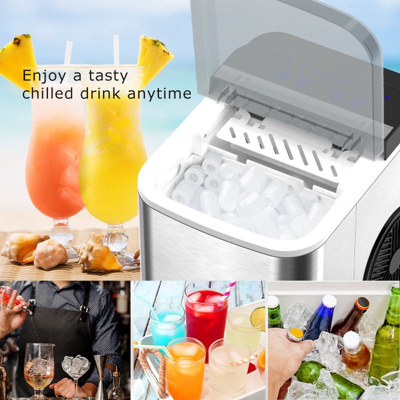 Wholesale Mini Portable Countertop Ice Maker Machine Kitchen Household for Home Bullet Ice Cube Maker