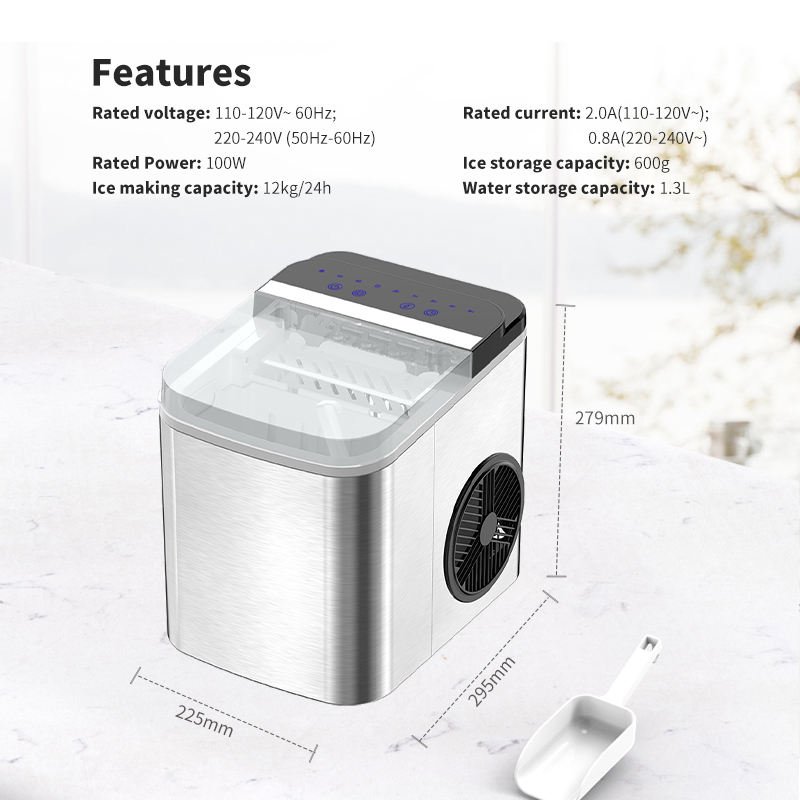 Wholesale Mini Portable Countertop Ice Maker Machine Kitchen Household for Home Bullet Ice Cube Maker