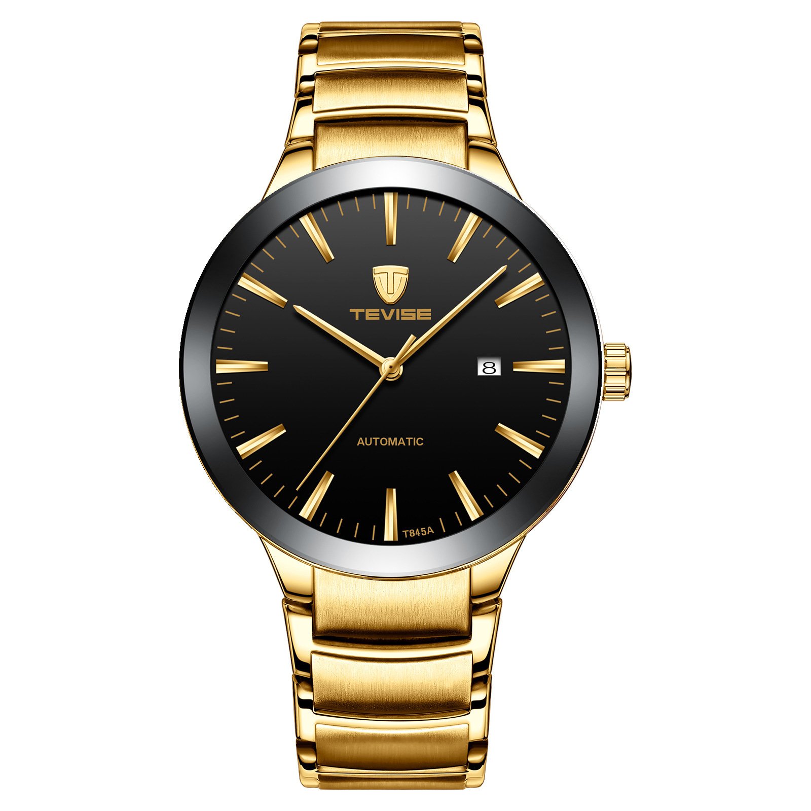 High End Tevis 3D curved automatic calendar 3ATM life waterproof leisure machinery men watch business simplicity