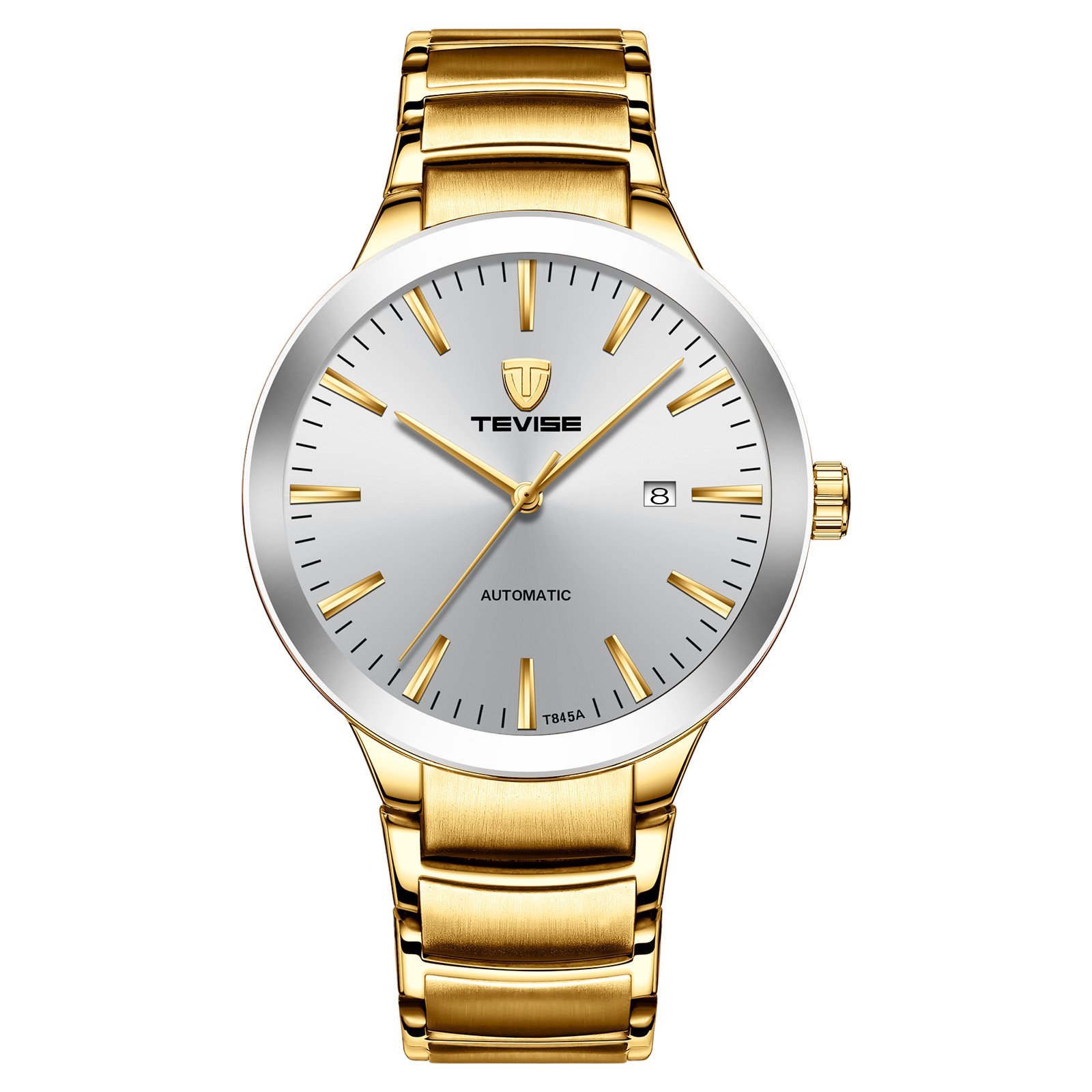 High End Tevis 3D curved automatic calendar 3ATM life waterproof leisure machinery men watch business simplicity