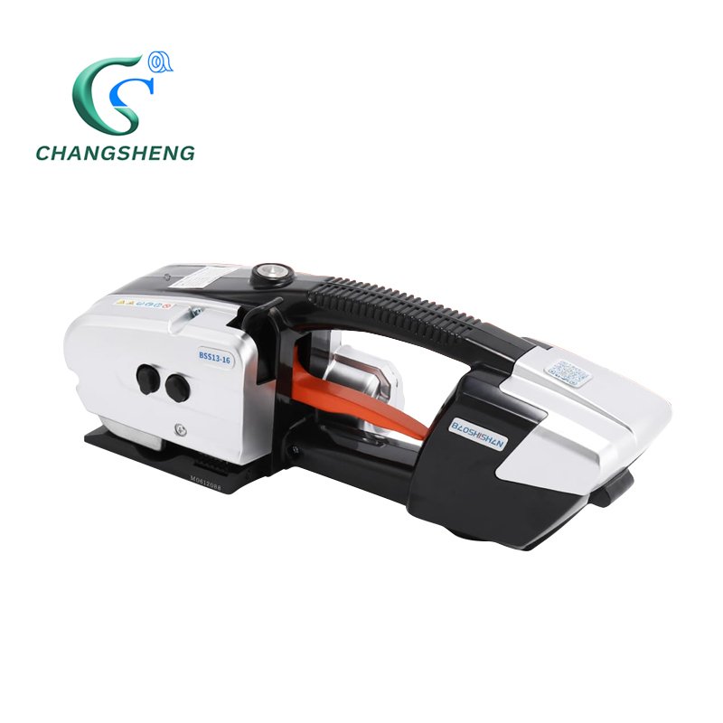 One Button Operated Portable Hand Held Poly Band Belt Packing Bundling Brick Battery Automatic Strapping Machine
