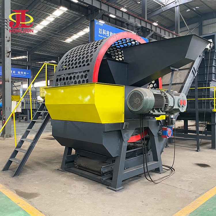 Environment Friendly Scrap Rubber Tyre Crusher Tire Recycling Shredder Machine