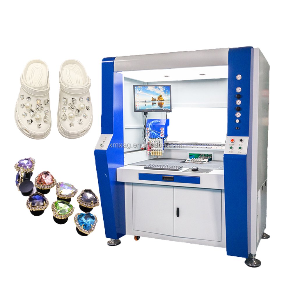 get button machine fully automatic snap button machine Croc Shoe button machine