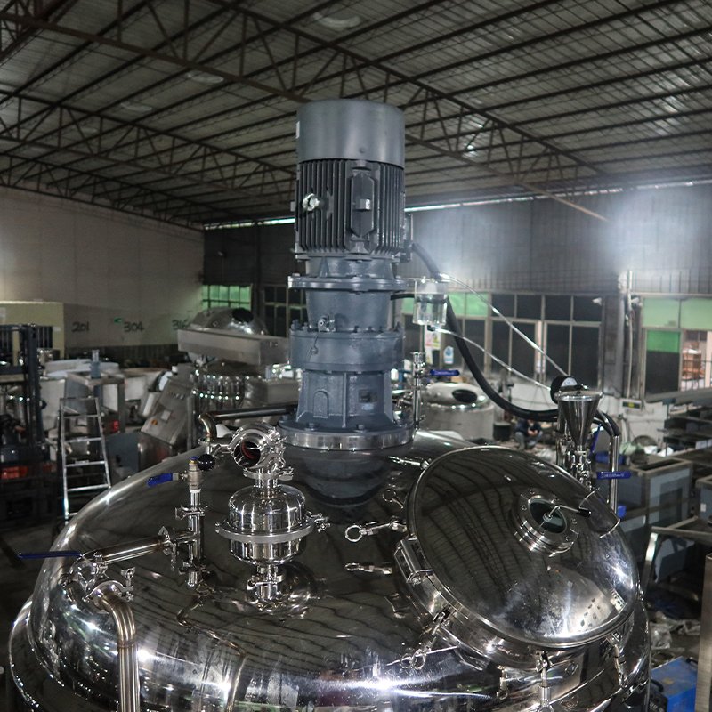 concealer cosmetic making machine 3000l 2000l 1000 l liquid soap plastic mixer vacuum emusifiling mixer
